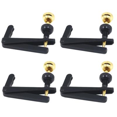 4pcs Violin Tuner String Instrument Accessories For Violin 4/4 3/4 Violin Fine Tuner Adjuster Copper Plating Screws Violin Tuner