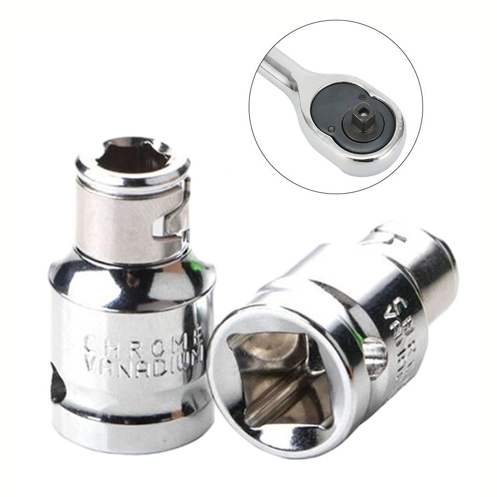3/8 Vierkant auf 1/4 Sechskant Verbinder Stecknuss Adapter Schnellverschluss Schraubendreher Bit Halter Schlagschrauber Stecknuss Handwerkzeuge