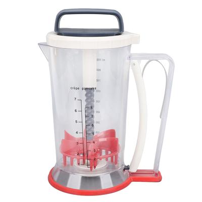 Erogatore per pastella per pancake con manico a pressione Multifunzione Manuale Separatore per pastella per cupcake con