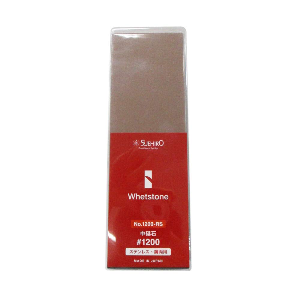 Suehiro Medium Stainless WA#1200 Grindstone, Steel/Steel, No. 1200-RS