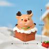 Christmas Hug Christmas Micro-landscape Snow Scene Decorative Items, Cute and Fun Little Snowman Resin Handicrafts