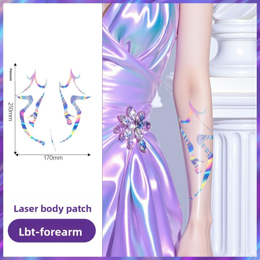 K-Pop Full Body Temporary Tattoos | Waterproof Holographic Stickers for Cosplay, Halloween Party & Conventions  Concert