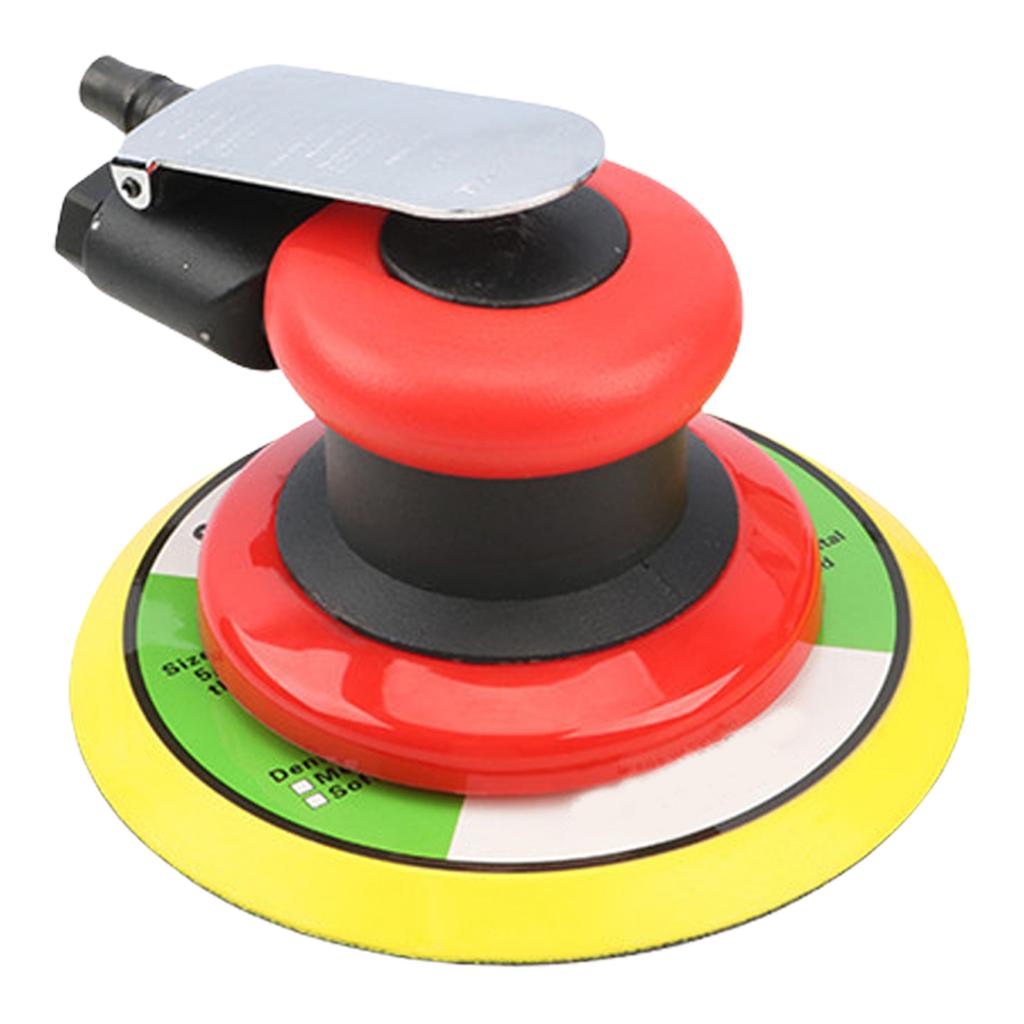 5/6inch Pneumatic Palm Sander Pneumatic Tool for Precise Sanding Polishing 13500rpm Pneumatic Sander For Car Polishing