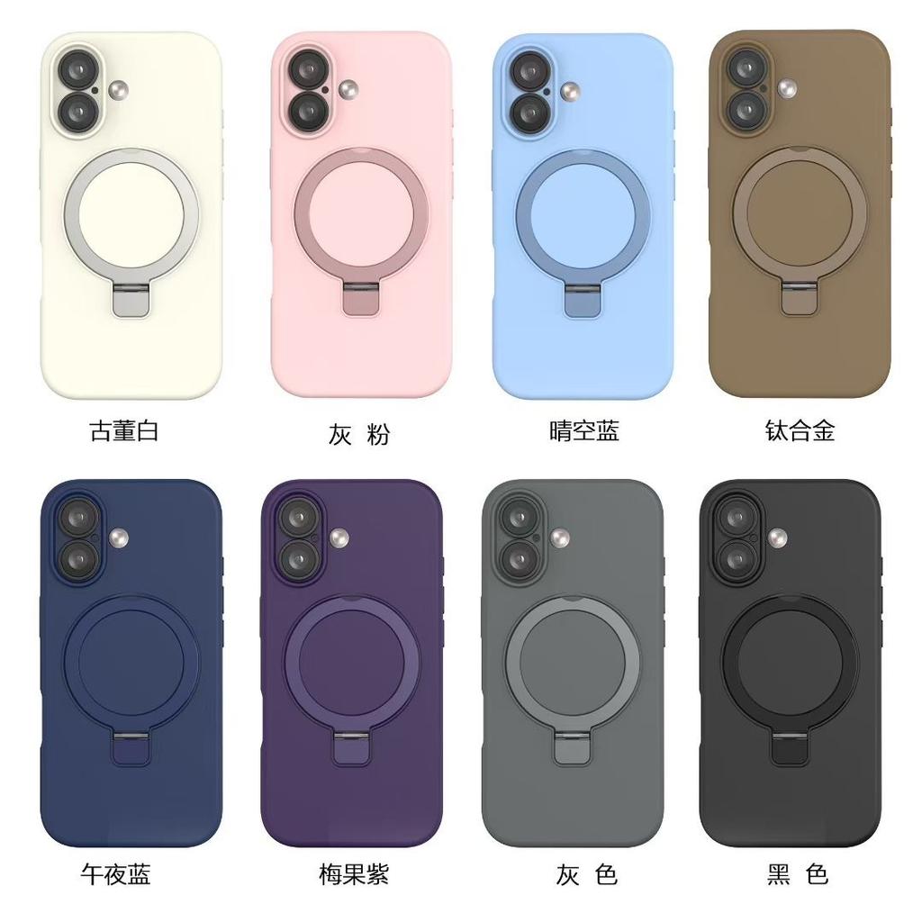For iPhone 17 Pro Max 17Air Case Protective Liquid Silicone Magsafe Phone Holder Hand Feel Mobile Phone Cover