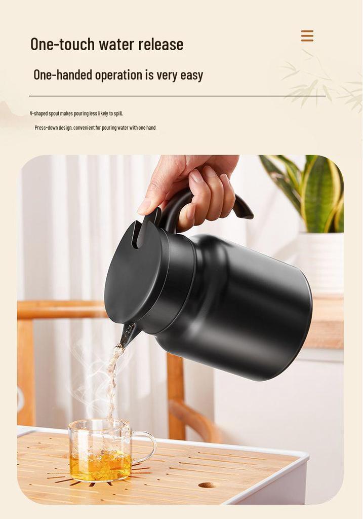 Smart Stainless Steel Insulated Kettle with Digital Display, Large Capacity, for Tea and Stew - Thermos Flask 2025