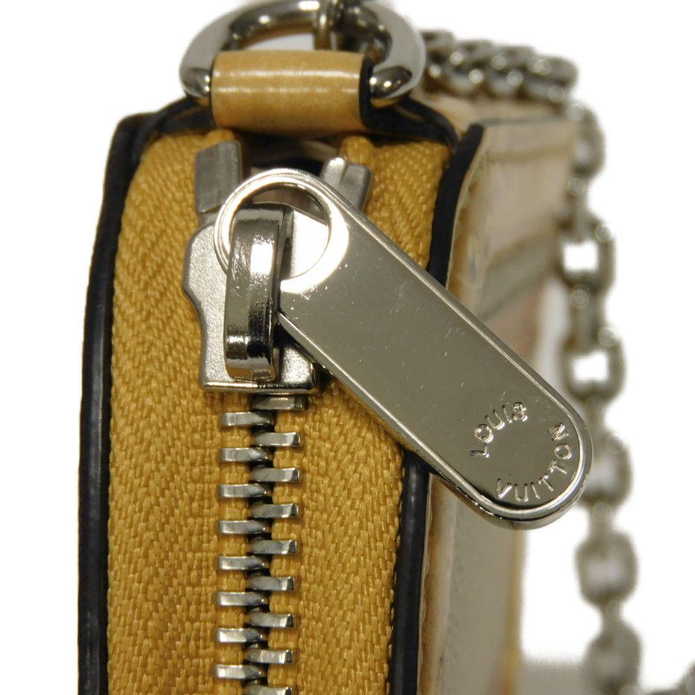 Used 12564 Micro Boite Chapeau M52747 7943 Key Chain, Unused, Transformed Trompe l'oeil Beige, Unisex from Japan