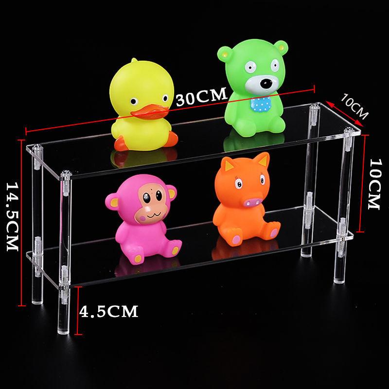 Clear Acrylic Display Riser Stand for Funko POP Figures, Cupcake Cosmetic Perfume Clay Doll Jewelry for Display Stand Organizer