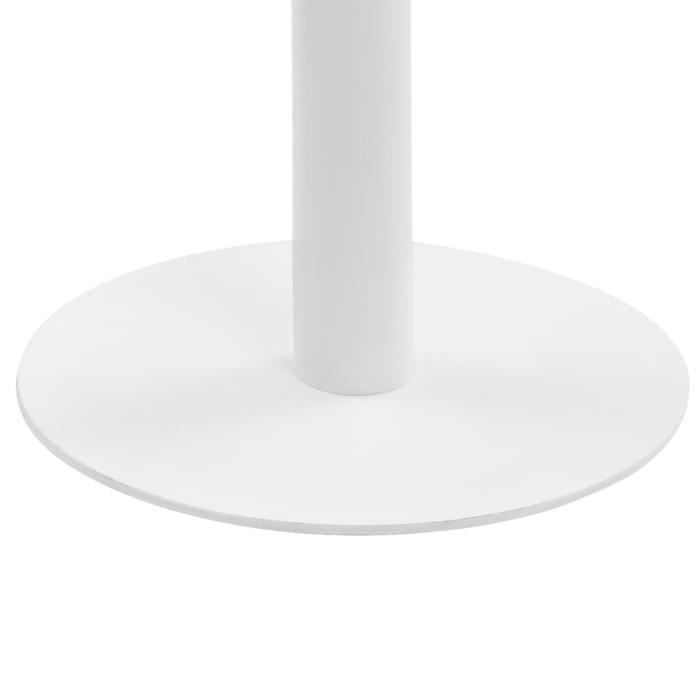 VidaXL Table de bistro Marron clair 80 cm MDF