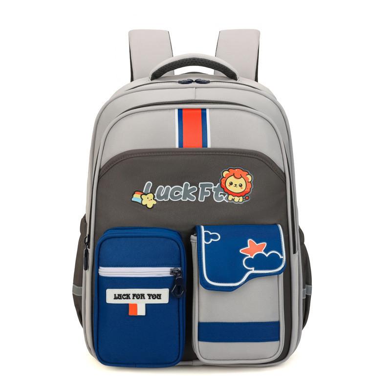 Adorable Multicolor Casual Backpack For Boys And Girls With Large Capacity For School Use