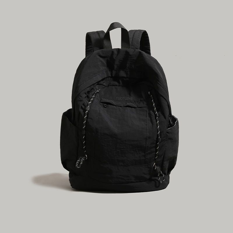 Korean ins contrasting color splicing backpack women's lightweight and versatile junior high school student high school student schoolbag large-capac