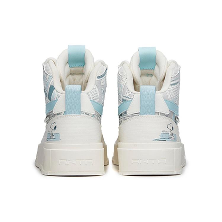 Anta X SNOOPY Skateboarding Series Sneakers 'White Light Blue' Men's 912138011-7