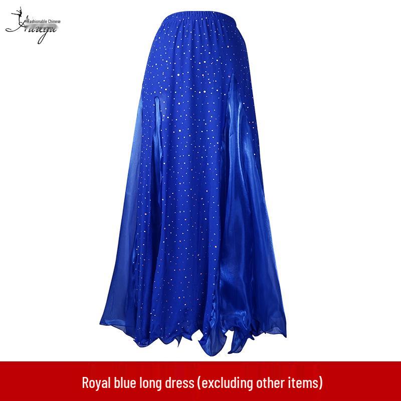 Huayu Dance Nouvel Ensemble Soutien-Gorge et Costume de Danse du Ventre Perlés pour Femmes - Collection Printemps/Été