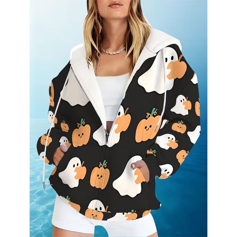 Women's Autumn and Winter Zipper Sweatshirt