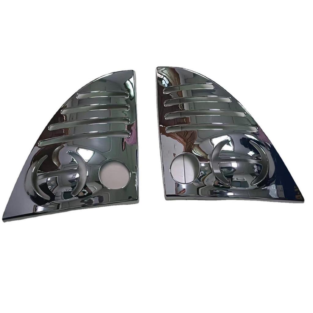 HINO500 Corner Light Eyebrow Frame with Turn Signal Sticker - Electroplated Car Accessory