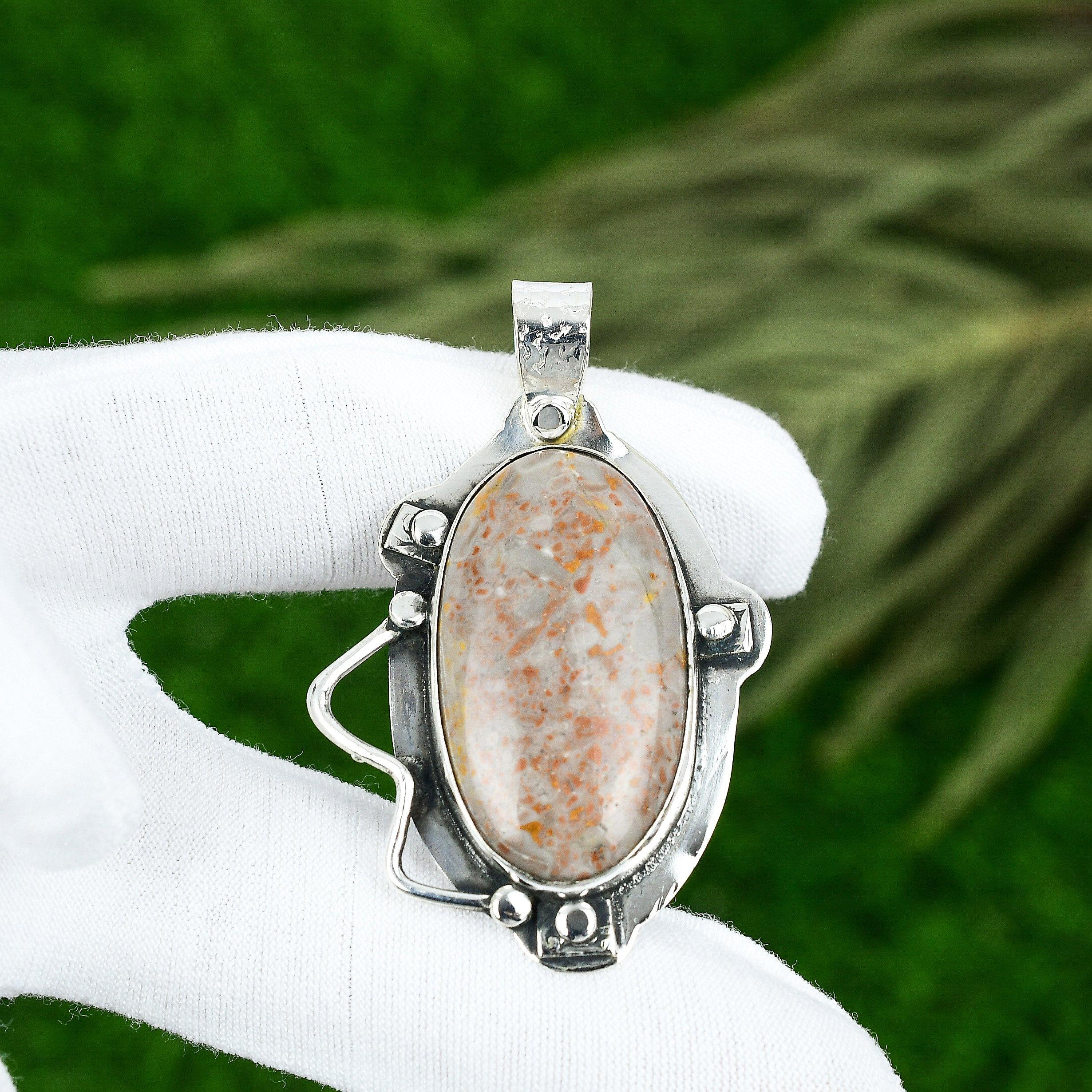Sisters Day Deal Natural Sunflower Blister Pendant Jewelry 925 Sterling Silver