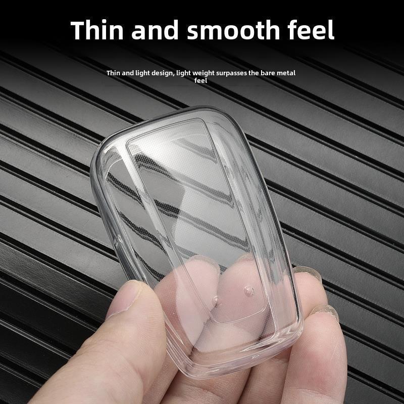 Transparent Toyota Keychains for Camry, RAV4, Crown, and Corolla Cars