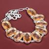 Faceted morganite necklace natural gemstone jewelry 925 sterling silver necklace handmade adjustable chain necklace silver jewelry for gifts