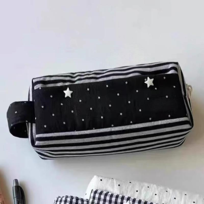 1 шт. Вместительный студенческий пенал-органайзер для карандашей, ластиков, линейки, корейский пенал, эстетичный повседневный канцелярский пенал-сумка