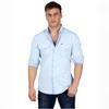 DeepSEA Herren-Hemd aus gestricktem Stoff mit Druckknopf und doppelter Tasche 2300415