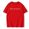 Men's Summer Short-sleeved Letter Print Daily Simple Fashion Versatile Comfortable Round Neck Solid Color T-shirt Men's Tops