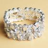 Europe And The United States Are Full Of Diamond Necklaces, Bridal Wedding Accessories Have A Simple Temperament, Two Rows Of Large Diamond Neck Chain