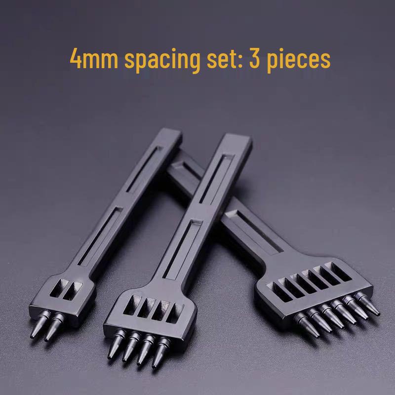 

Інструменти для шкіри своїми руками: Набір круглих та ромбоподібних пробійників з легованої сталі для ручного шиття та пробивання отворів