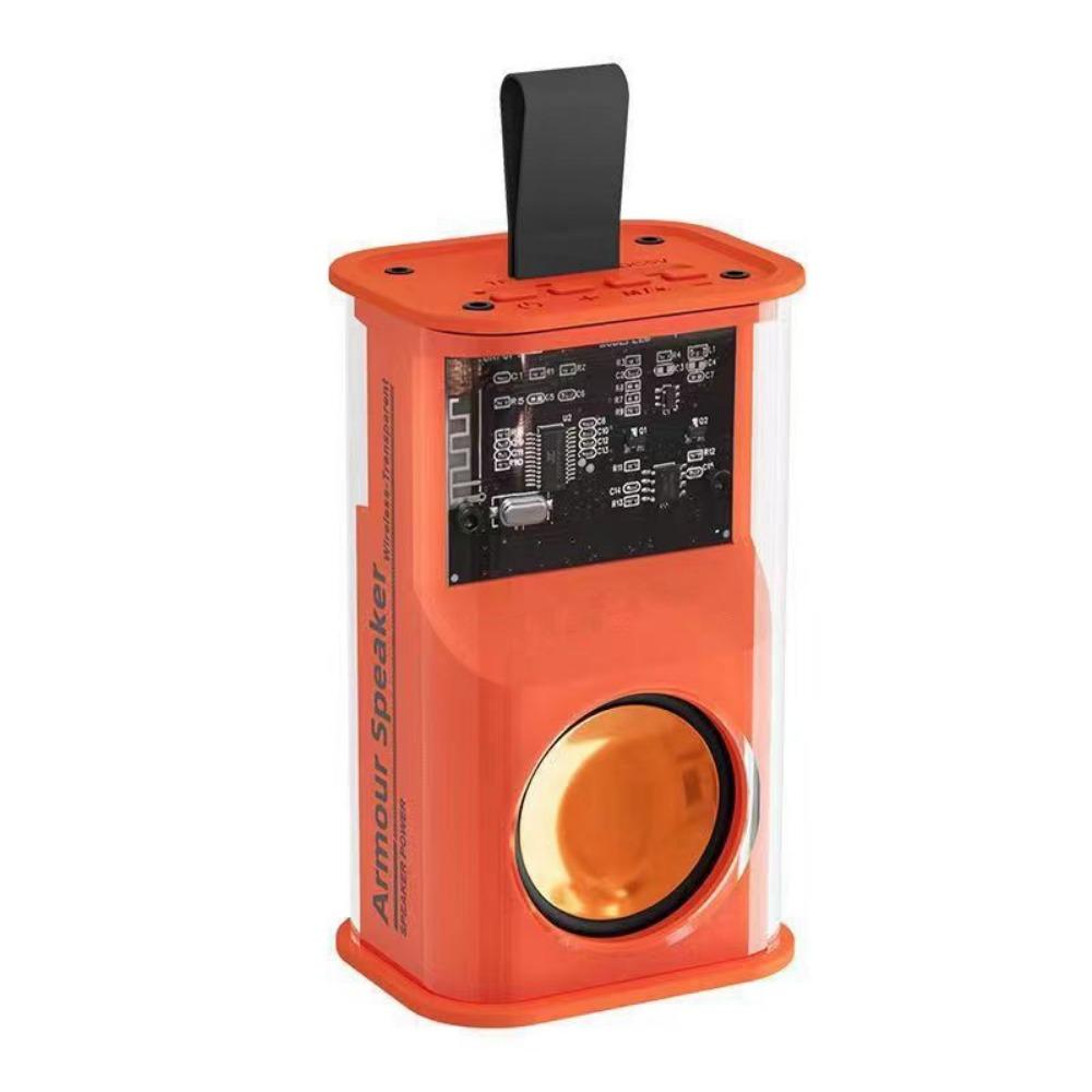 Transparent Portable Bluetooth Speaker Outdoor Wireless Speaker with RGB Breathing Light K08