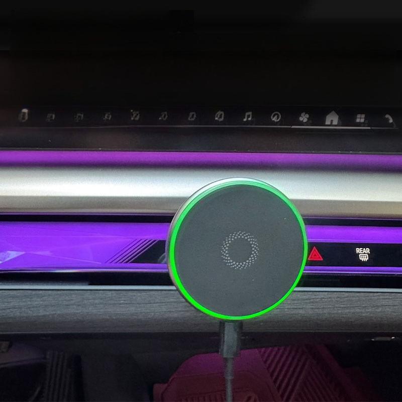 Nové pro BMW řady 5 i5 G60 2025 2025 2026 15W bezdrátová nabíječka telefonu magnetický držák stojan ozdobné prvky příslušenství