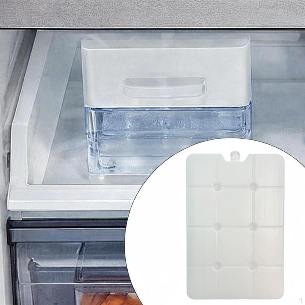 Ice Block Pack for Coolers, Lightweight, Rectangular, Portable, Freezer Family Picnics,
