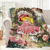 C-Candy Candys Throw Lightweight 240G Flannel Blanket Soft Skin-Friendly For Summer Cooling