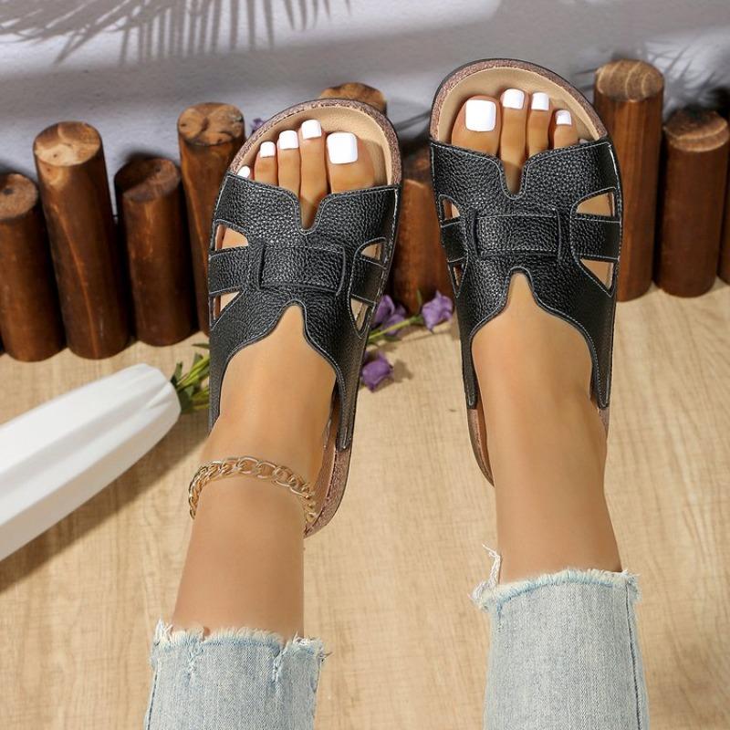 Fashion Soft-Soled Erection Shoes for Summer, One-Legged Lazy Half-Drag, a Must-Have for Summer