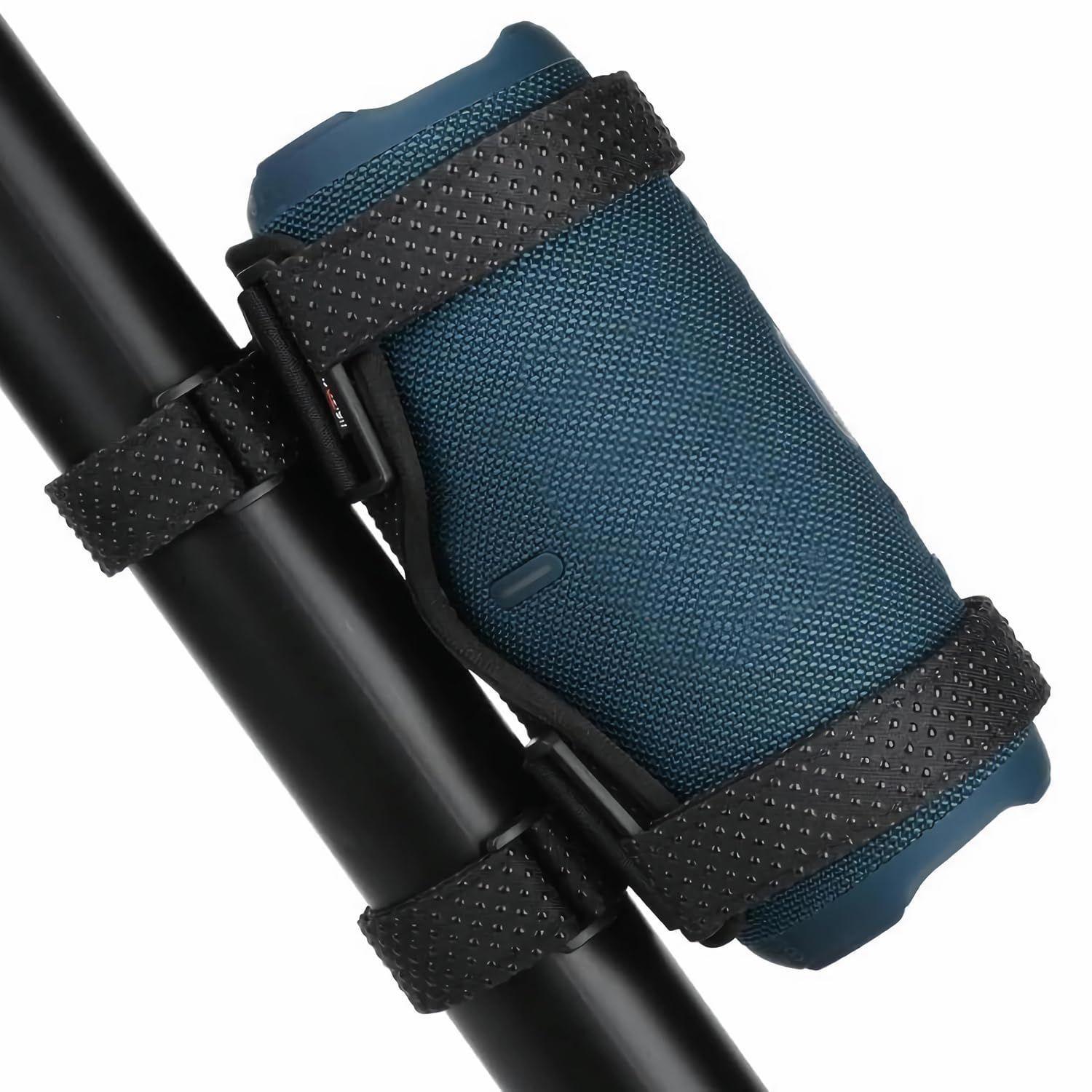 [Popular Items] Bike Speaker Stand, Bicycle Drink Bottle Holder, Portable Speaker Holder Speaker Stand with Adjustable Strap for Golf Cart