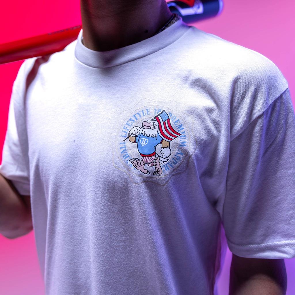 2025 Summer Boys Adult Baseball Printed Cotton T-Shirt Breathable Loose Sweat Absorbing Backstop Youth Black T-Shirt Fashion Top