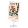 20PCS Wire Table Picture Photo Holder Gold Plated   Reusable Table Card Holder for Wedding Anniversary Party