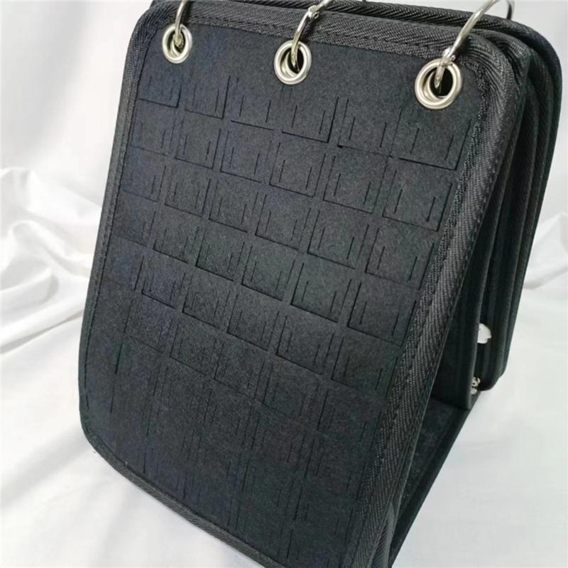 Fashionable Felt Jewelry Organizers Books Portable Travel Earring Necklace Rings Storage Case Jewelry Accessory