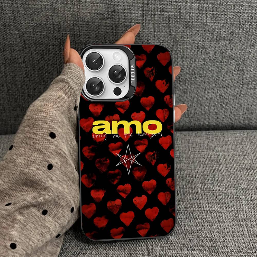

B-Bring M-Me The B-BMTH H-Horizon Phone Case For IPhone 17 16 15 14 11 12 13 Pro Max Pro Plus Colored Silver Cover iPhone 14 plus