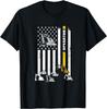 Heavy Equipment Operator USA Flag Operator Gift Unisex T-Shirt