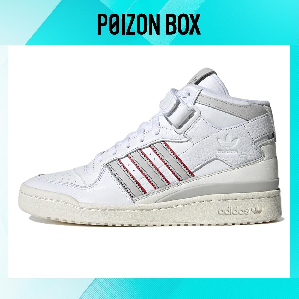 

кроссовки adidas originals Forum Mid White Grey Red H03434