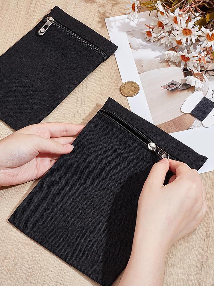 Bolsillo Lateral Oculto de Coser con Cremallera Bolsillo de Seguridad Interior para Ropa Bolsillos Interiores Bolsita de Cartera de Viaje para Chaquetas Abrigos