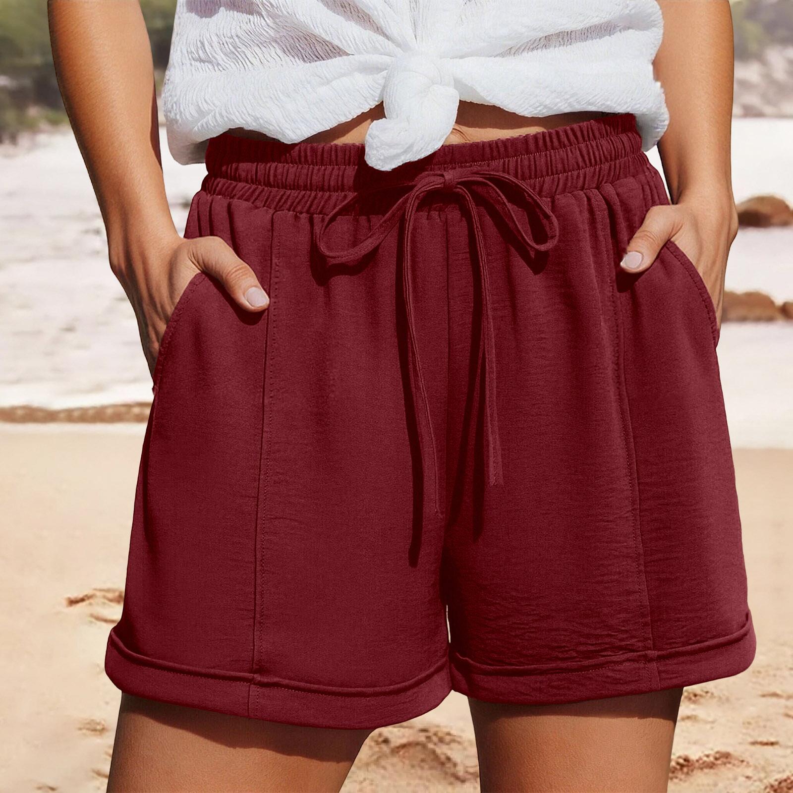 

Women s -Color Shorts Summer Shorts Lightweight Shorts M