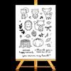 Animals Metal Cutting Dies with Stamp Transparent Silicone Stamp Die Cuts for DIY Christmas Birthday Party Decorations top sale