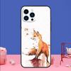Anime Fox Phone Case For iPhone 16 15 14 13 12 11 17 Pro Max Plus 12 13 Mini 16e 17 Air Bumper Cover
