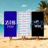 Z-zeta Logo P-phi B-beta Towel Beach Quick Dry Soft Pool Towels Gift for Travel Gym Shower Camping Sports