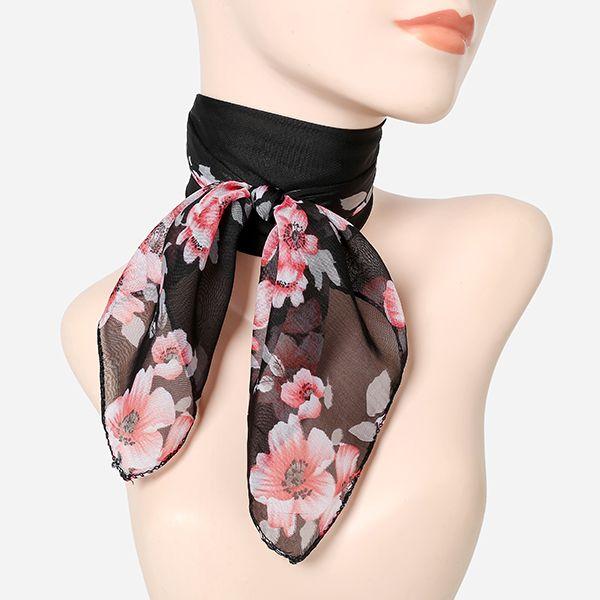 Spring Thin Square Small Handkerchief for Women Summer Decoration Fashionable Neck Protection Scarf Winter Scarf