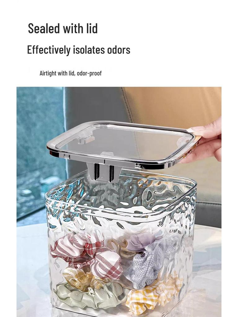 Children's Hair Accessory Organizer: Transparent Box for Hair Ties, Headbands, Clips, Pins, and Jewelry