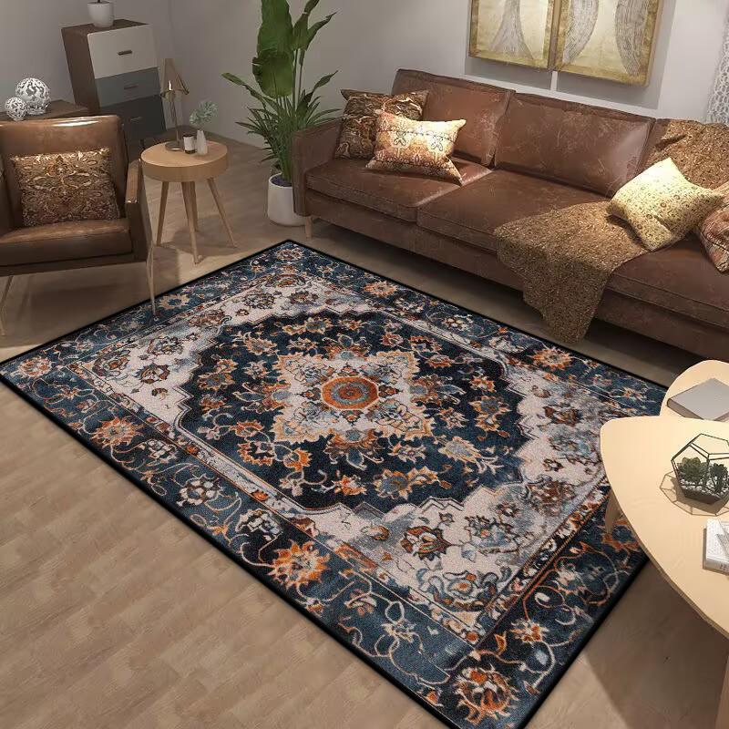Bohemia Living Room Rugs Decoration Bedroom Deluxe Anti Slip Floor Mat Large Area Carpet Lounge Rug Persian Carpet Washable