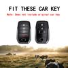 Car Key Case Leather Cover for 4 5 Button Toyota Alphard Vellfire Sienna Senna Keyring Holder Shell