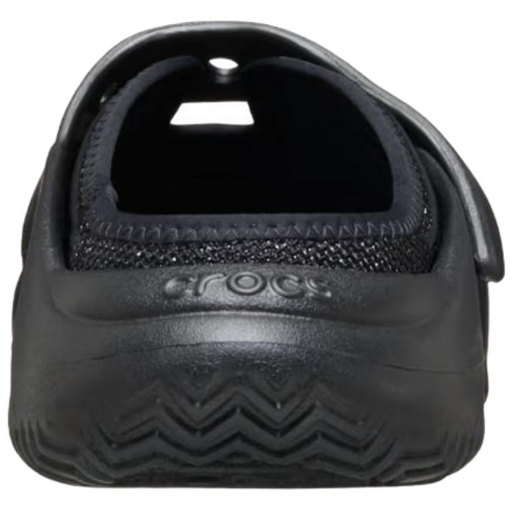 Crocs Caged Abrasion Resistant Closed Toe Slippers Unisex Black 211907-001