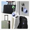 4pcs Anti-lost Waterproof Cover Dustproof Lightweight Protective Case with Carabiner Shockproof Keychain Holder for Apple AirTag