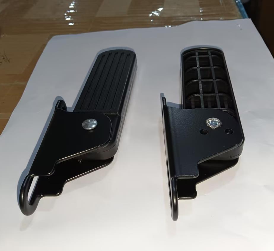 1 Pair Universal Motorcycle Bike Foldable Pedals 5/7cm Rear Seat Foot Support Pad Pedal Rubber Electric Vehicle Rear Foot Pedals